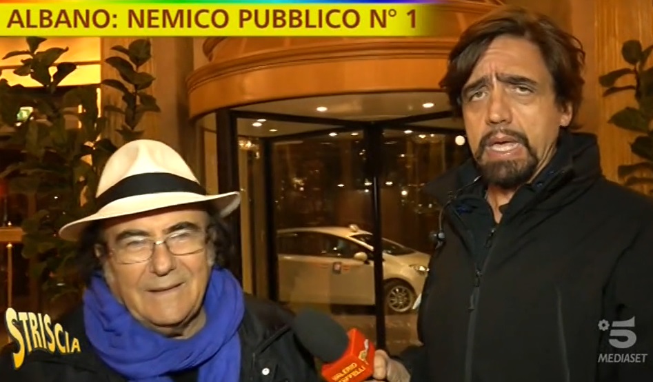 Striscia la Notizia, Tapiro d'Oro a Al Bano: "Terrorista? Al massimo... terronista"