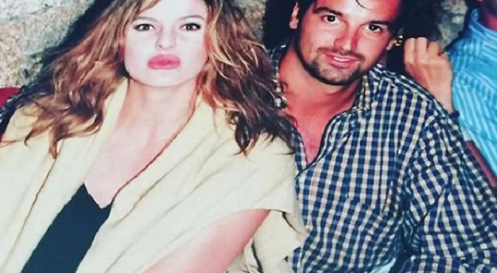 Alba Parietti, foto del 1994 con Giovanni Ciacci: lui è irriconoscibile