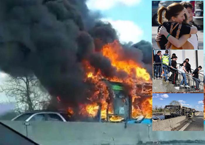 Bus in fiamme, la telefonata di Adam al 112: "La prego chiami qualcuno, non è un film"