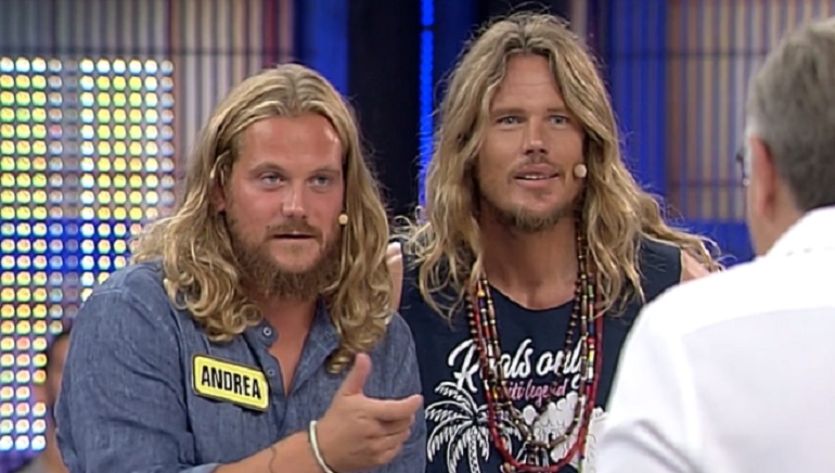 Avanti un Altro, il concorrente assomiglia al "Bonus". Bonolis: "Sembrano le Kessler, barbute"