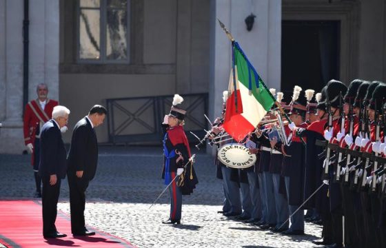 Xi Jinping a Roma: il brindisi con Mattarella al Quirinale6
