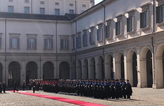 Xi Jinping a Roma: il brindisi con Mattarella al Quirinale7