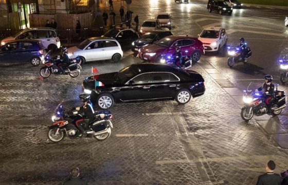 Xi Jinping a Roma: il brindisi con Mattarella al Quirinale8