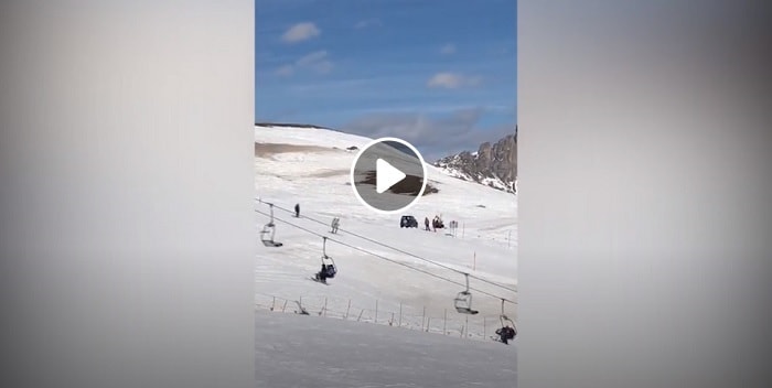 Col Rodella (Trentino): vuole andare al ristorante, 91enne finisce con l'auto sulla pista da sci 1