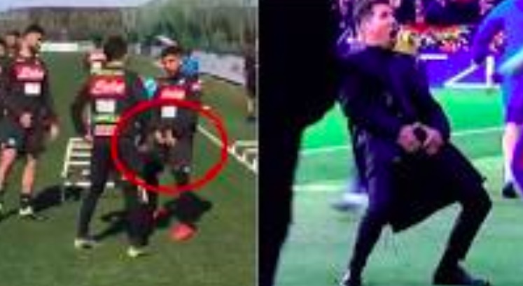 Insigne come Simeone, gestaccio prima di Napoli-Juventus