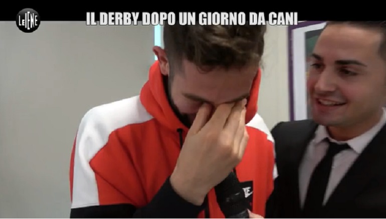 Le Iene, lo scherzo a Roberto Gagliardini tra bebè... e cani da abbandonare