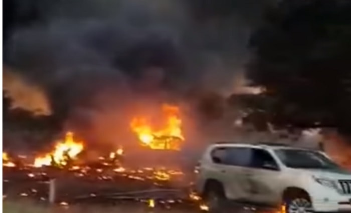 botswana riba aereo schianta