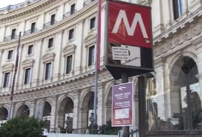roma chiusa stazione spagna