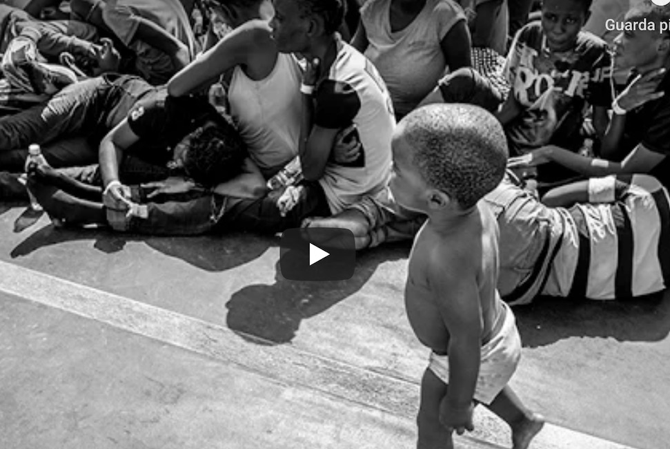 Le lezioni di Paolo Busco e le foto di Fabrizio Villa proiettate nella scuola navale della Marina Militare Usa