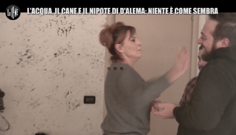 Le Iene e lo scherzo a Patrizia Rossetti: il cane e... il nipote di D'Alema
