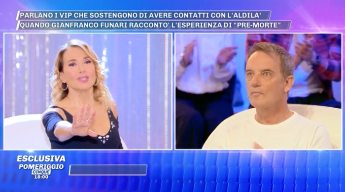 Pomeriggio Cinque, lite furibonda tra la vedova Funari e Craig Warwick