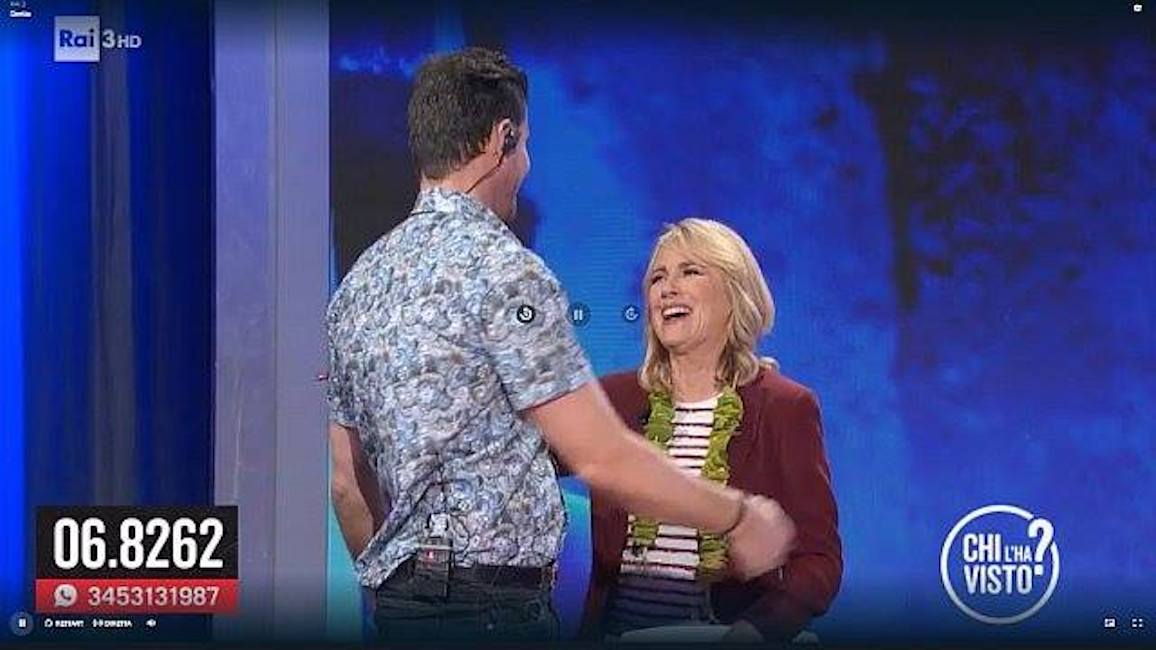 Chi l'ha Visto? Federica Sciarelli e il bel Vaitua dalla Polinesia: "Salvini non avere paura, non vuole la cittadinanza"