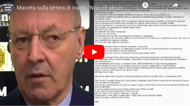 Marotta: "Lettera Icardi Instagram? Non c'è nessuna rottura"