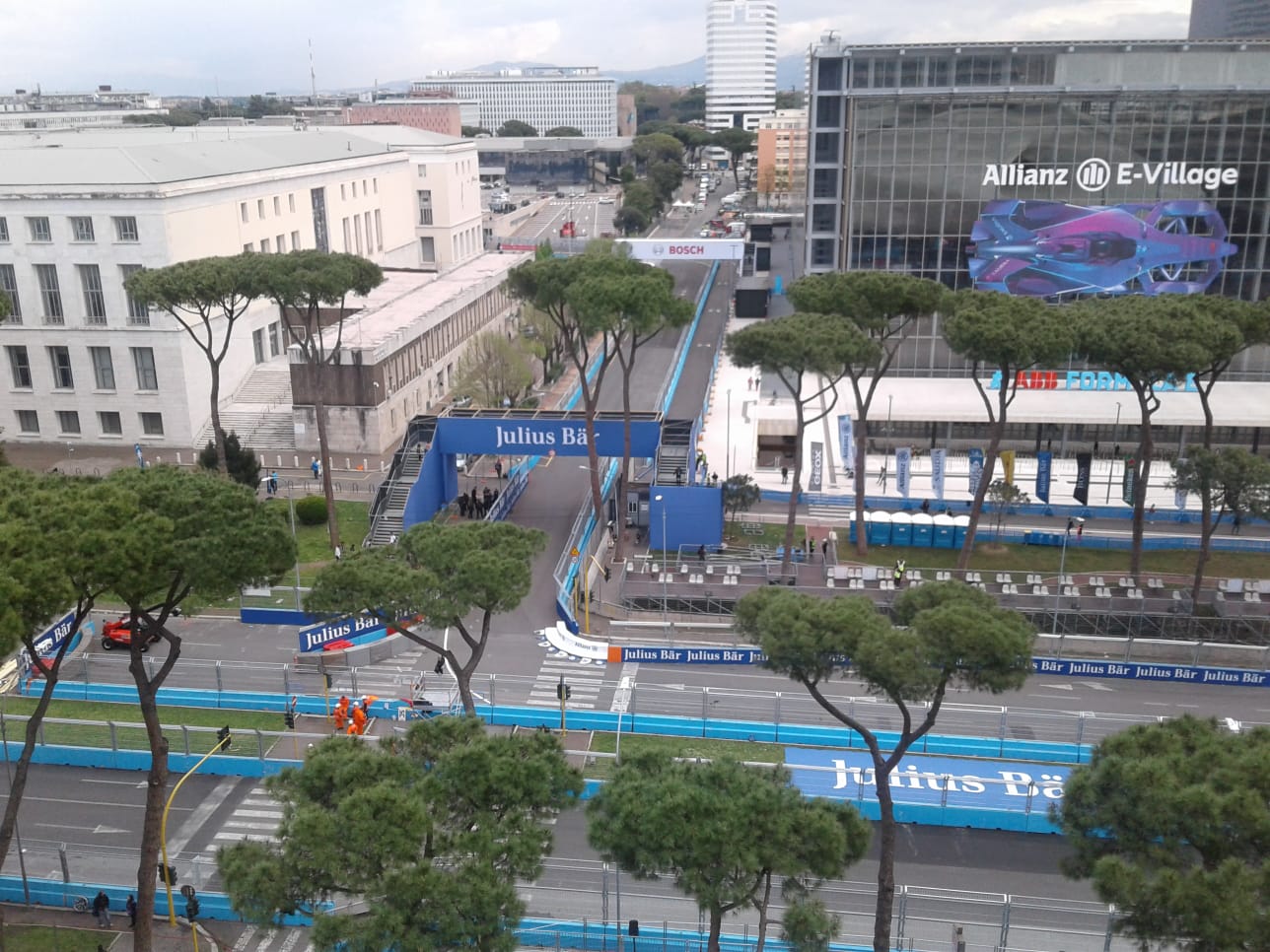 Formula E, tutto pronto all'Eur. Le FOTO e i VIDEO delle prove4