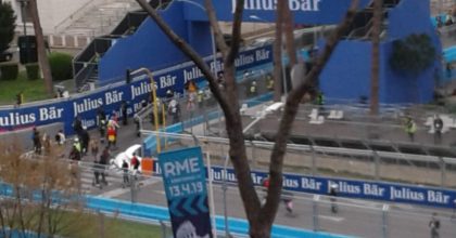Formula E, tutto pronto all'Eur. Le FOTO e i VIDEO delle prove