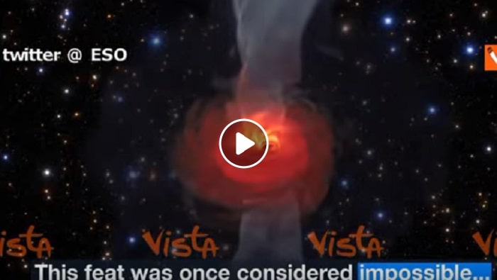 Buco nero, nell'immagine assomiglia all'occhio di Sauron. Tutti i cambi di look nei decenni VIDEO