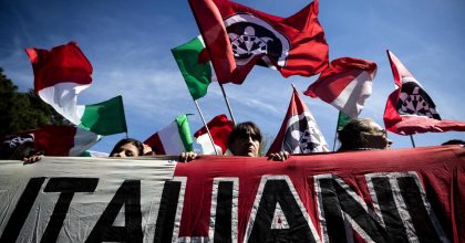Torre Maura. Antifascisti da una parte, Casapound dall'altra10