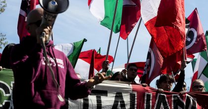 Torre Maura. Antifascisti da una parte, Casapound dall'altra8