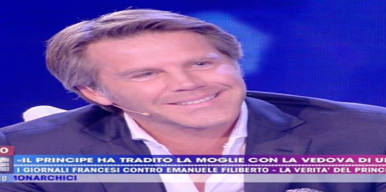 Live - Non è la d'Urso, Emanuele Filiberto: "Non ho tradito mia moglie"