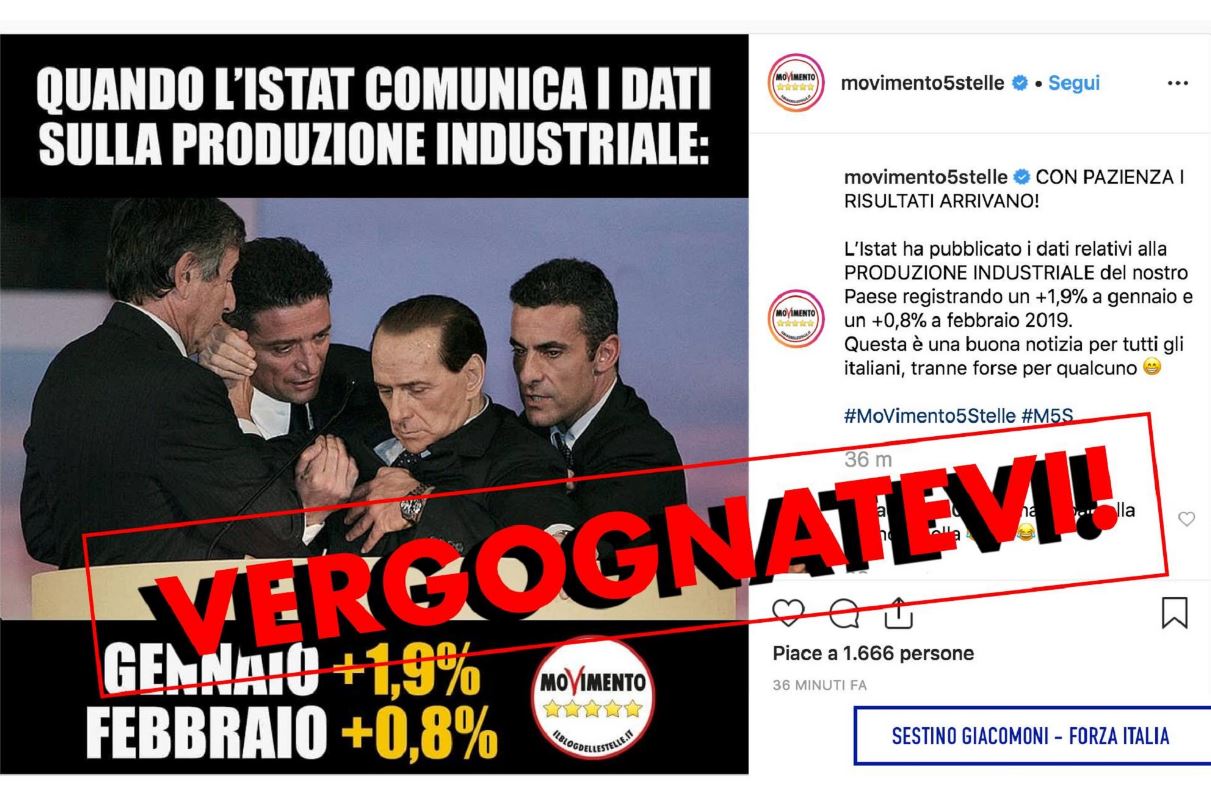 Berlusconi che sviene, crudele foto-montaggio sul social M5S. Di Maio ordina rimozione