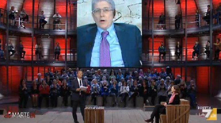 DiMartedì, Laura Boldrini contro Mario Giordano: "Scrive bufale da anni"