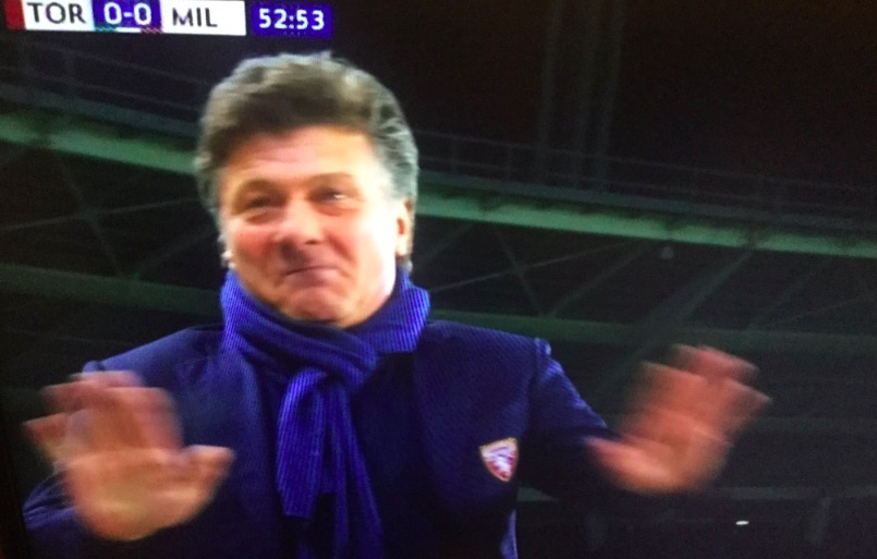 Torino-Milan, Mazzarri espulso: ha protestato con arbitro per mancata espulsione di Suso