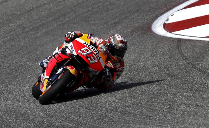Pole di Marquez ad Austin, seguono Valentino Rossi e Cal Crutchlow