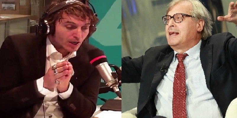 La Zanzara, lite Sgarbi-Cruciani su Mimmo Lucano: "Venti frustate al magistrato che ha sbagliato"