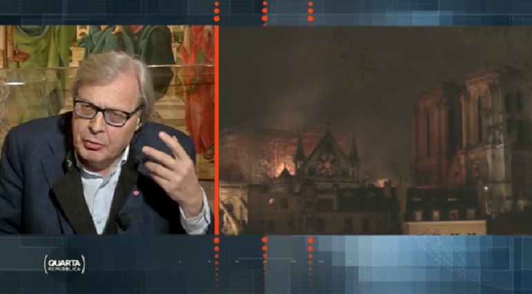 Notre-Dame, Vittorio Sgarbi: "Lì non c’è nulla di valore"