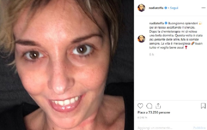 Nadia Toffa e la chemioterapia a Pasquetta: "Più pesante delle altre..."