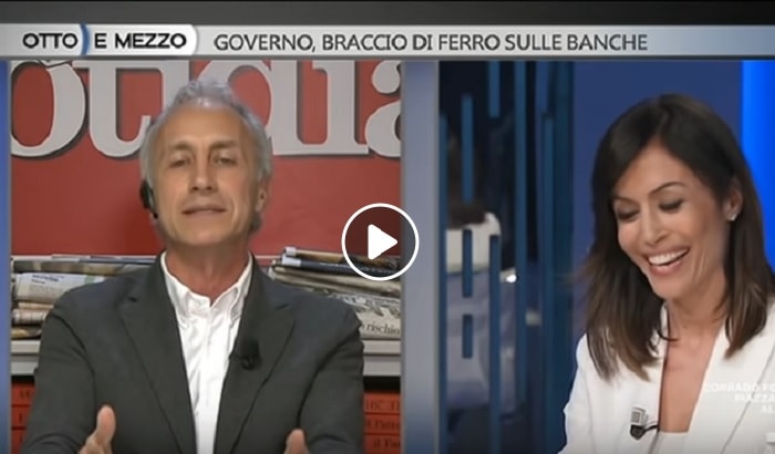 Otto e Mezzo, Mara Carfagna a Travaglio: "Vergogna per l'articolo su Fadil". Lui: "Bugiarda" VIDEO