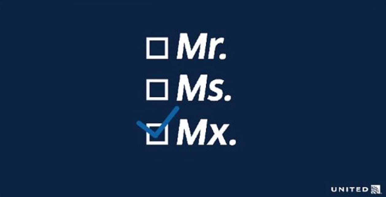 United Airlines introduce il terzo genere per i passeggeri: Mr, Ms o Mx