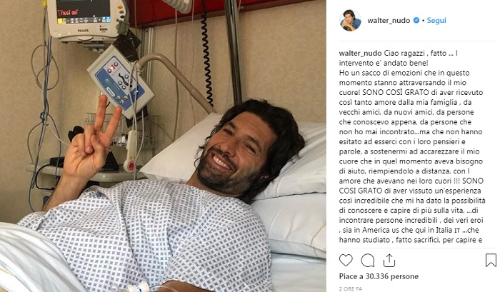walter nudo operato