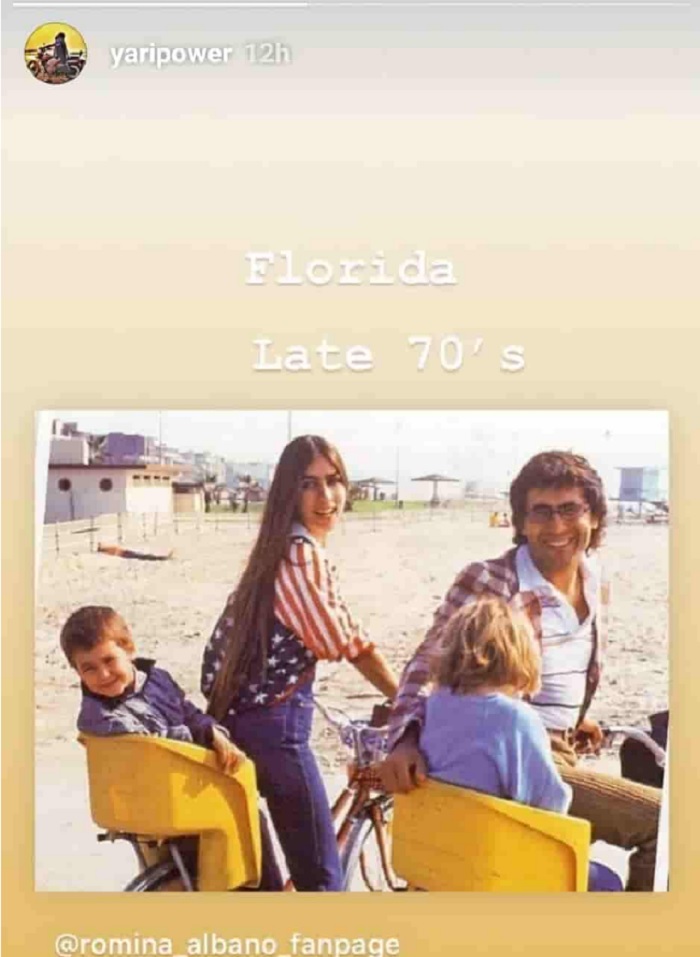 Al Bano e Romina in bici con Yari e Yelena: la FOTO commuove la Rete