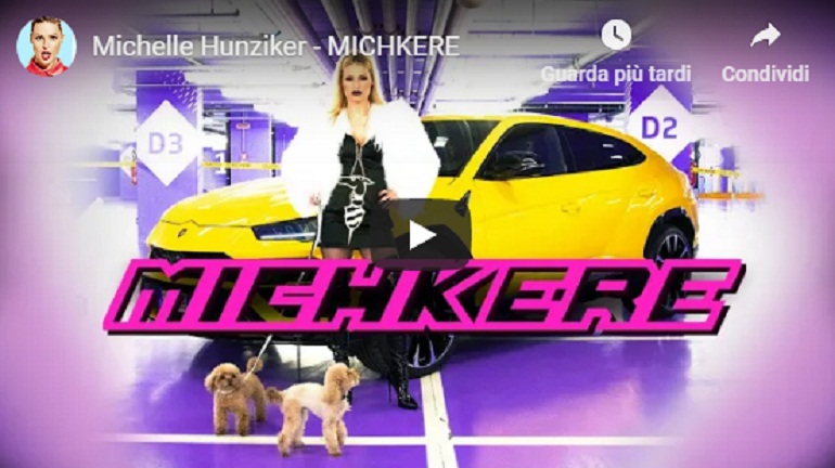 Michelle Hunziker e la canzone trap: "La mia Visa è come la notizia: Striscia"