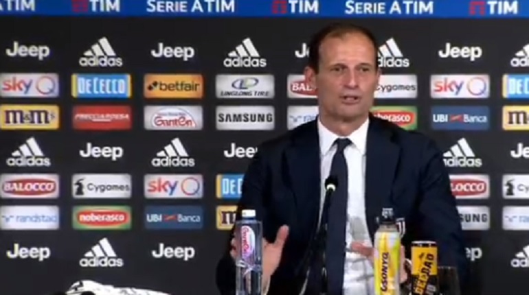 Allegri commosso in conferenza stampa: "Addio? La società ha fatto le proprie scelte"