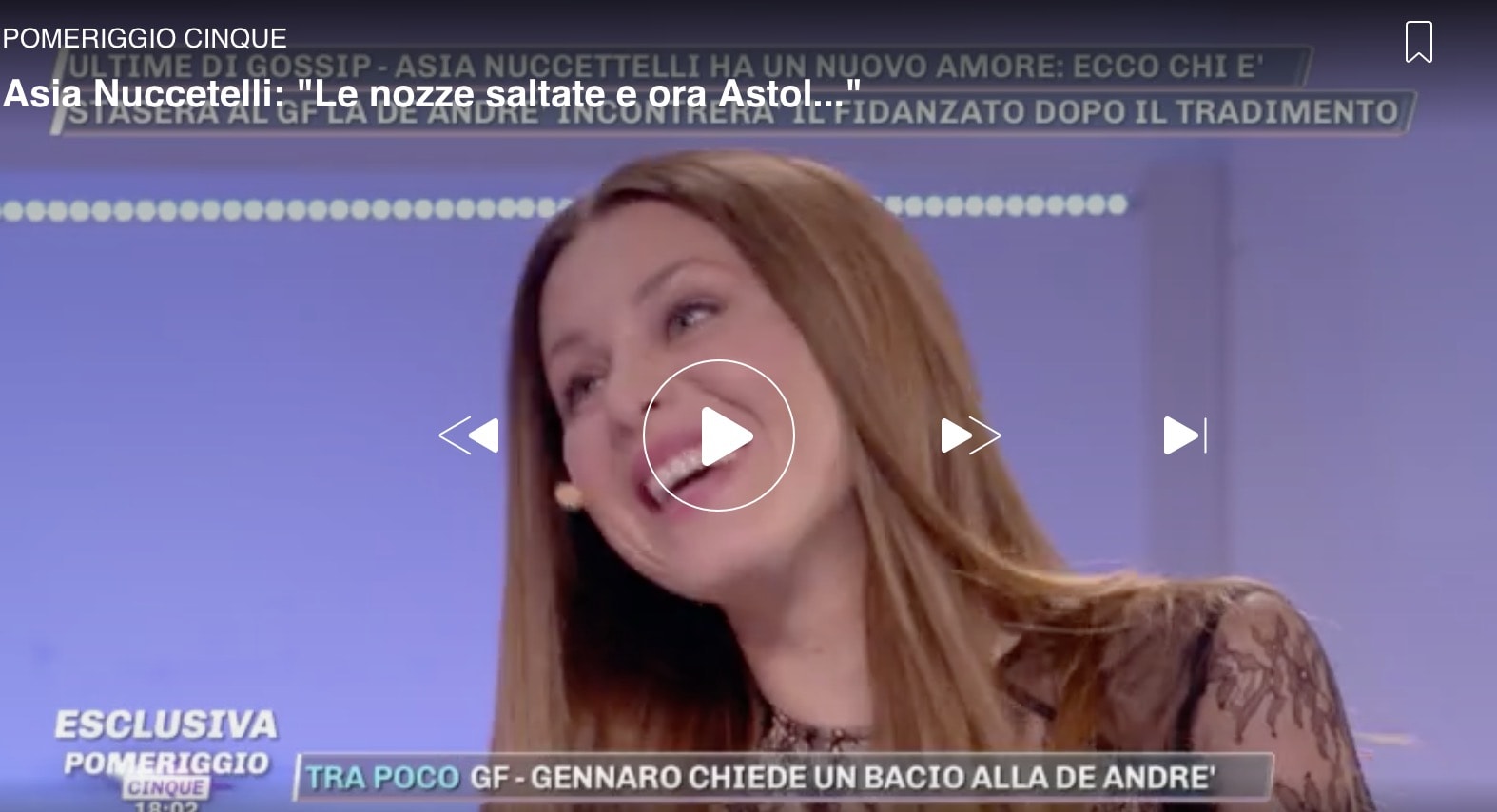 Pomeriggio 5, Asia Nuccetelli ha un nuovo fidanzato: è il trapper Astol