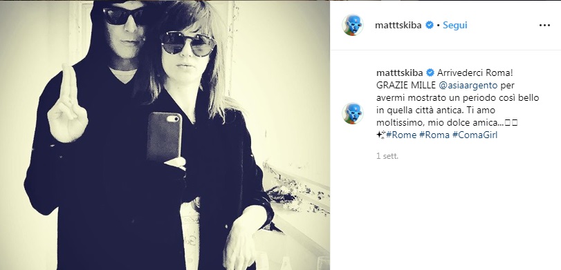 Asia Argento e Matthew Skiba hanno una relazione? 3