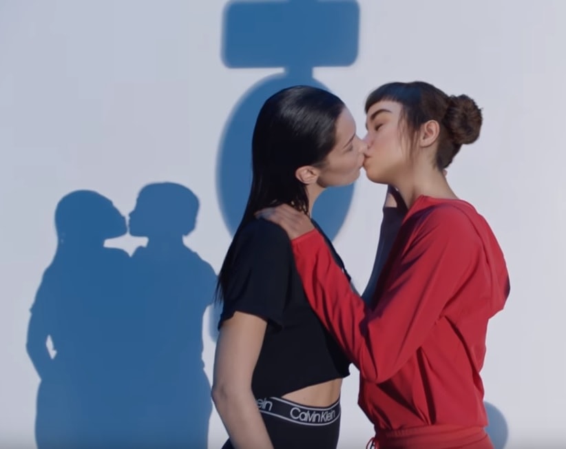 bella hadid calvin klein