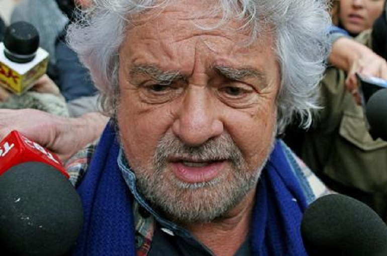 Europee 2019, Beppe Grillo: "Oggi Radio Maria e Canti Gregoriani" (foto Ansa)