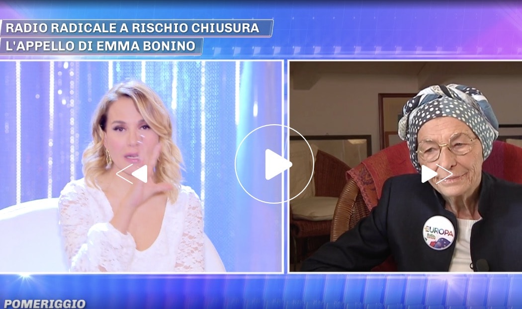 Pomeriggio Cinque, Emma Bonino: "Salvini vuole chiudere i cannabis shop? Un regalo alla mafia"