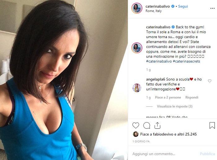 caterina balivo seno