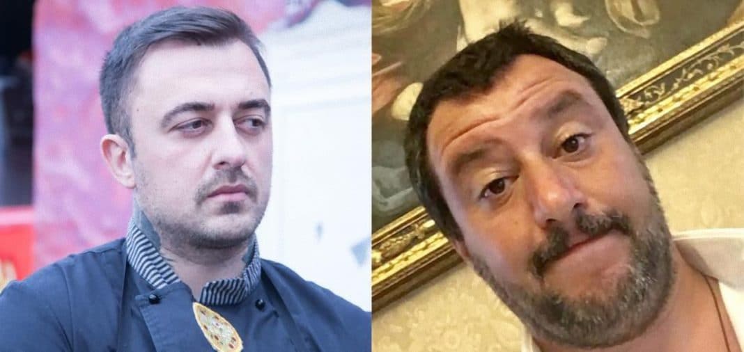 Chef Rubio lancia il gioco #sfottiSalvini: "Vinci che te lo levi dar c..."