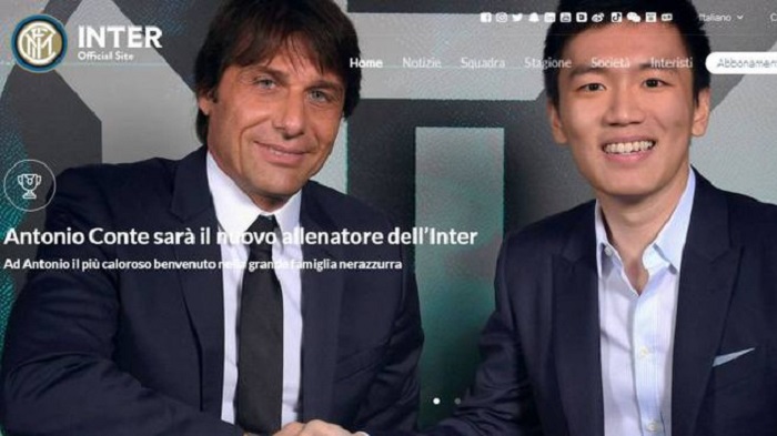 Conte all'Inter, Curva Nord: "Non siamo la Juve". Mentana: "Parole farneticanti"