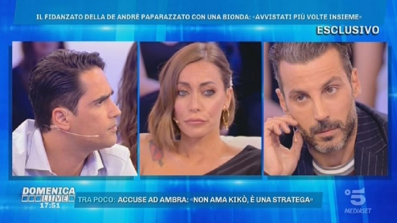 Domenica Live, Biagio D'Anelli: "Il ragazzo di Francesca De Andrè beccato con una bionda..."