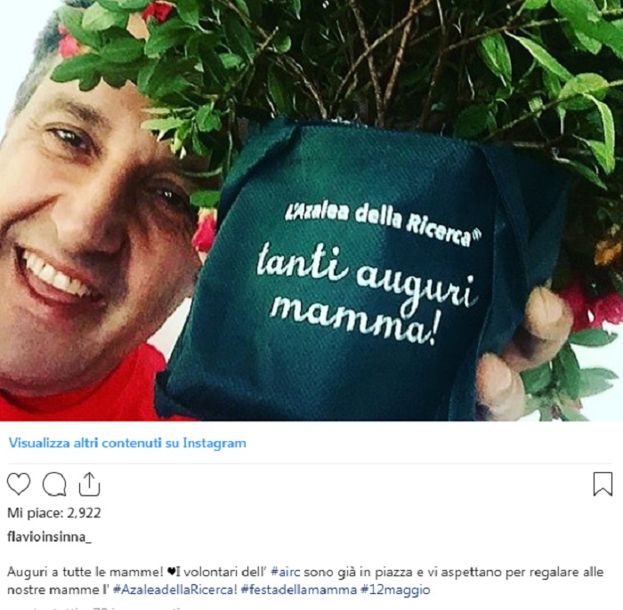 Flavio Insinna e la lotta contro il tumore: il post sui social che ha commosso i fan