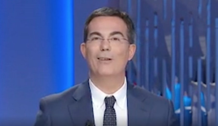 Otto e mezzo, Giovanni Floris al posto di Lilli Gruber. Lei è al Bilderberg