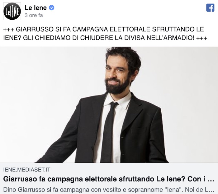 Le Iene contro Dino Giarrusso: "Smettila di usare nostra divisa per campagna elettorale"