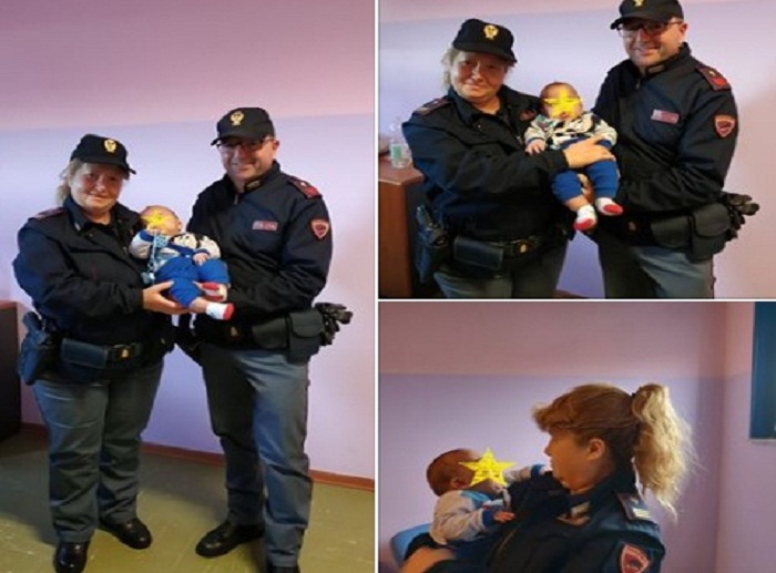 Agrigento, neonato cade e batte la testa. La polizia scorta ambulanza: è salvo