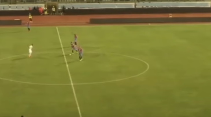 Catania-Trapani, il gol da centrocampo di Francesco Lodi VIDEO